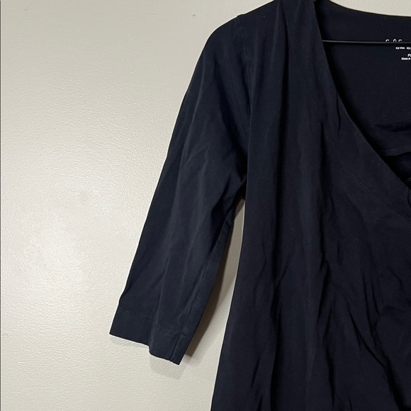 Soft Surrounding Black Women's 3/4 Sleeve  Dress PS - Picture 6 of 10